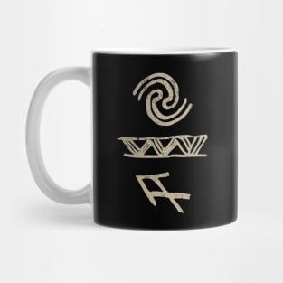 Ancient Hawaiian Symbols 1 by Buck Tee Mug